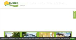 Desktop Screenshot of eubios.de